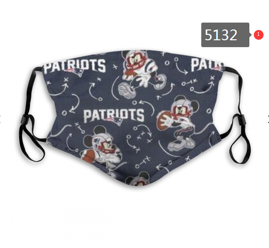 2020 NFL New England Patriots #1 Dust mask with filter